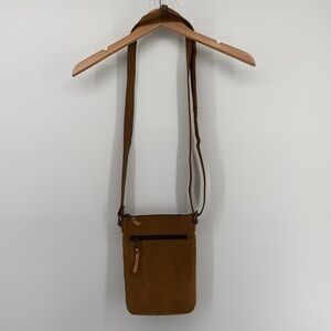 Love 41 Leather Crossbody Bag in Brown A14